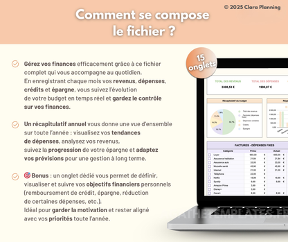 Budget Planner – Version Complète (Téléchargement Instantané)