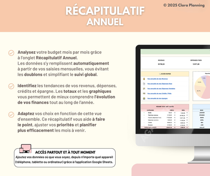 Budget Planner – Version Complète (Téléchargement Instantané)